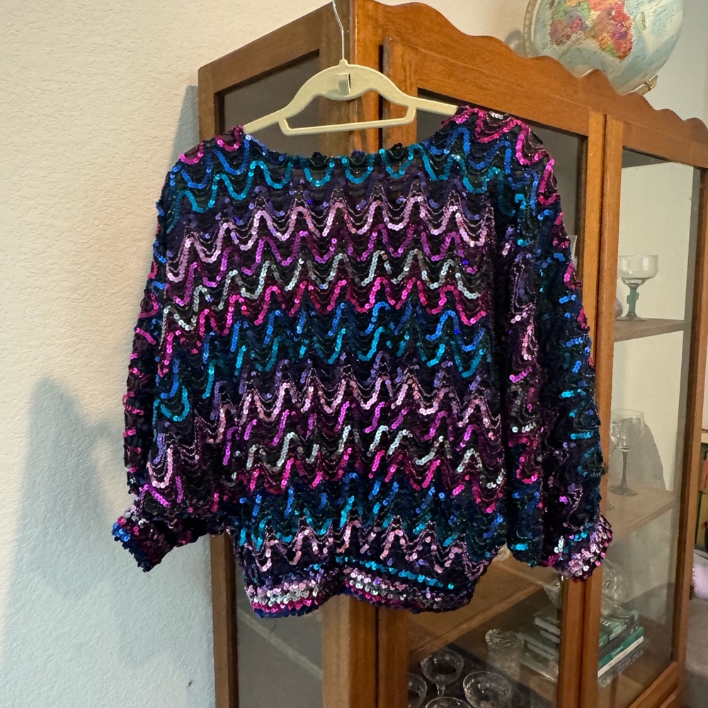 Vintage 80’s sequin top